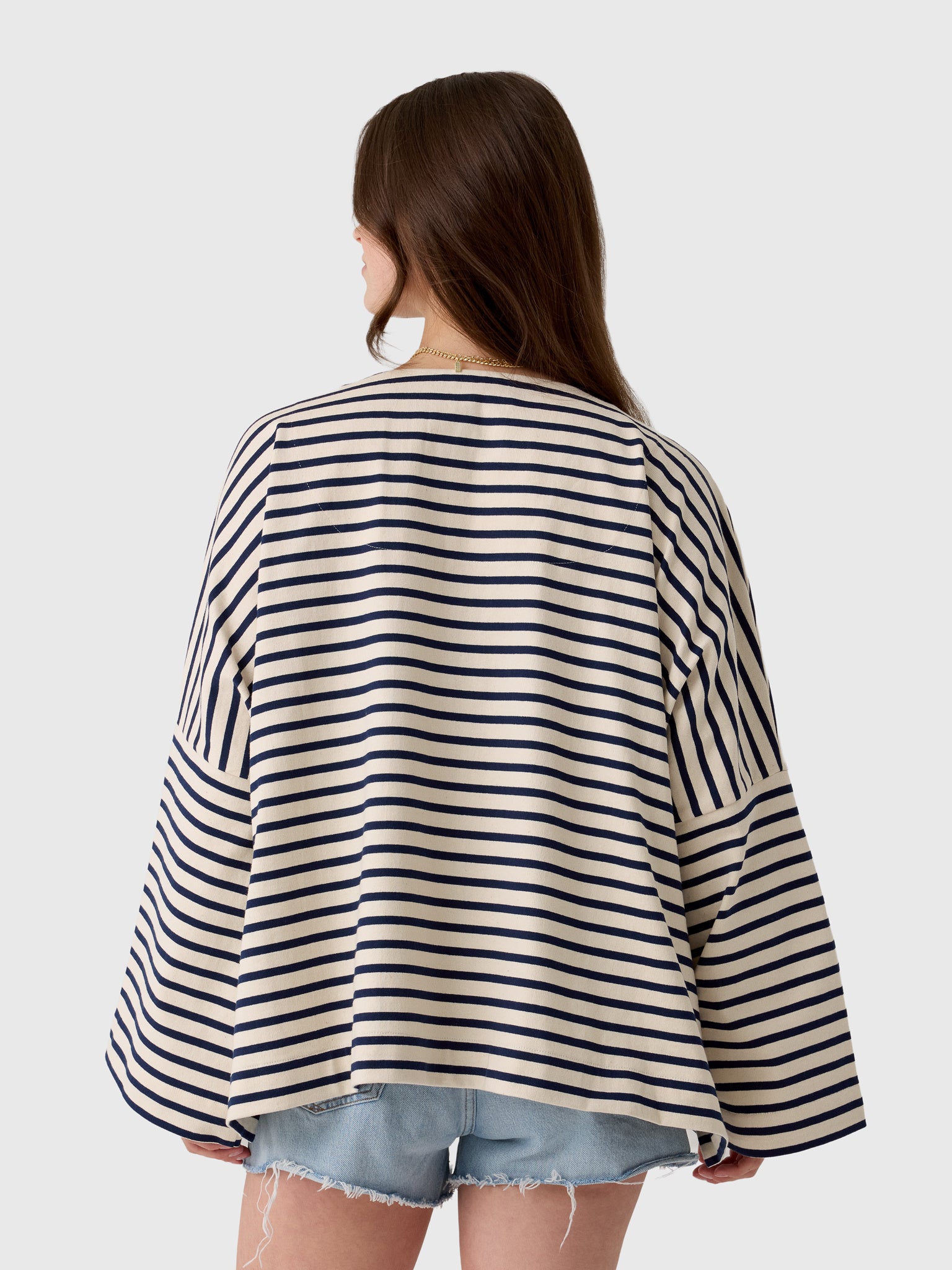 Les Vacances d'Irina Women's Embroidered Mariniére Top - Saint Bernard