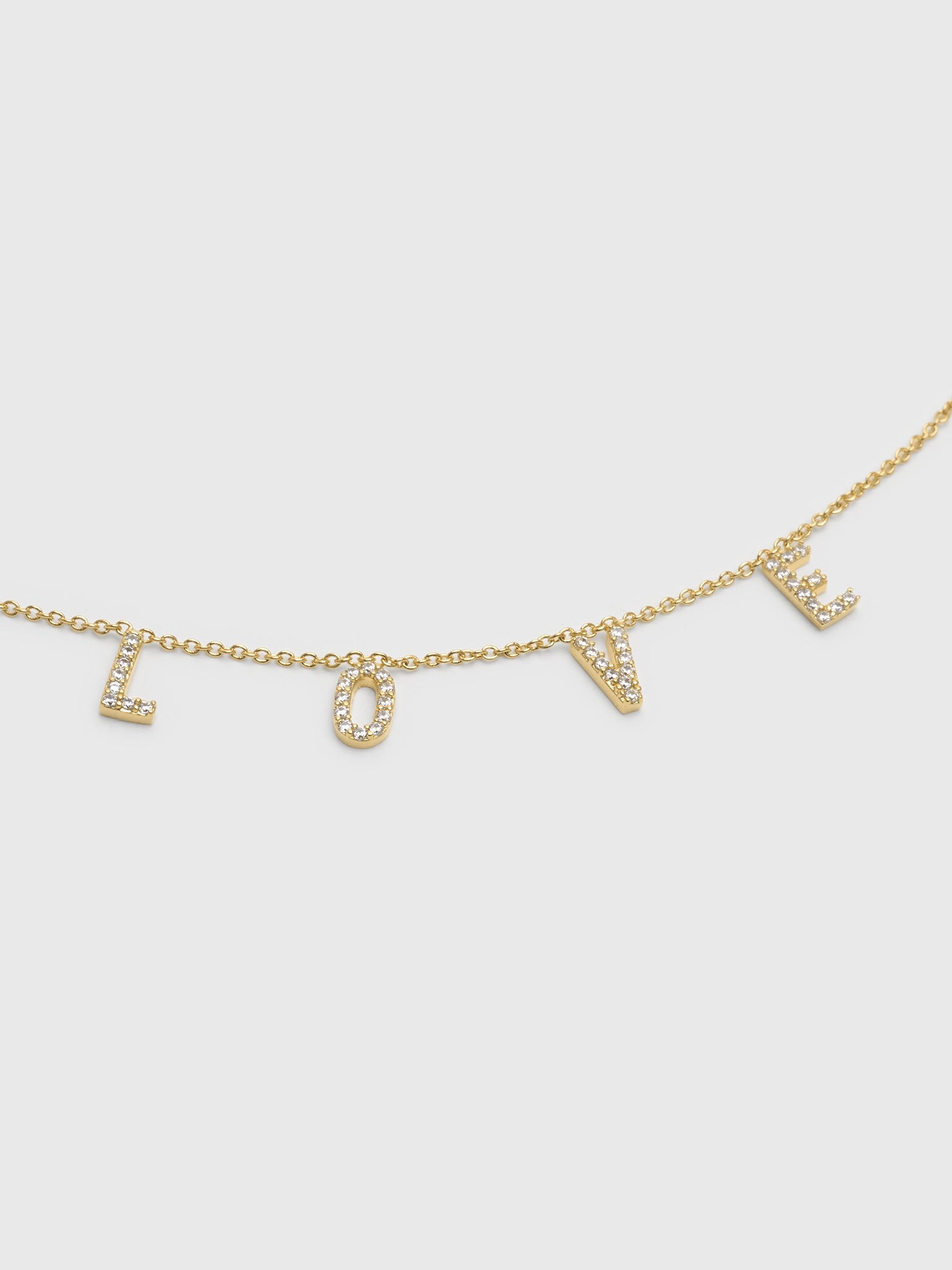 TAI Pavé Love Necklace - Saint Bernard