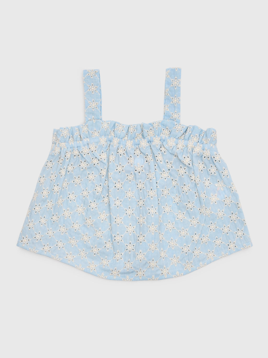 Design History Girls' Eyelet Tank - Saint Bernard