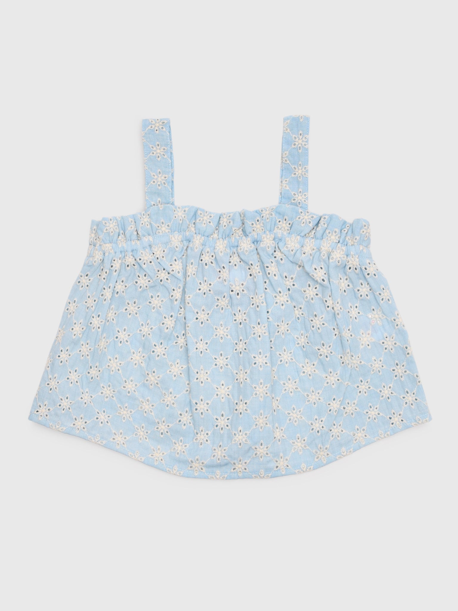 Design History Girls' Eyelet Tank - Saint Bernard