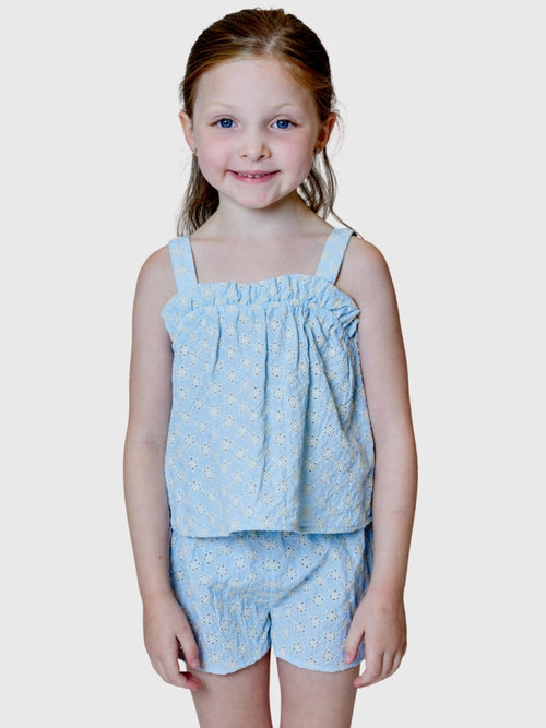 Design History Girls' Eyelet Short