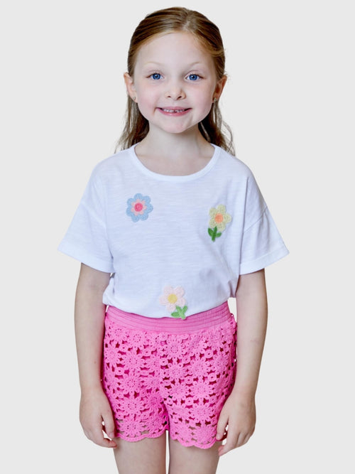 Design History Girls' Short Sleeve Top