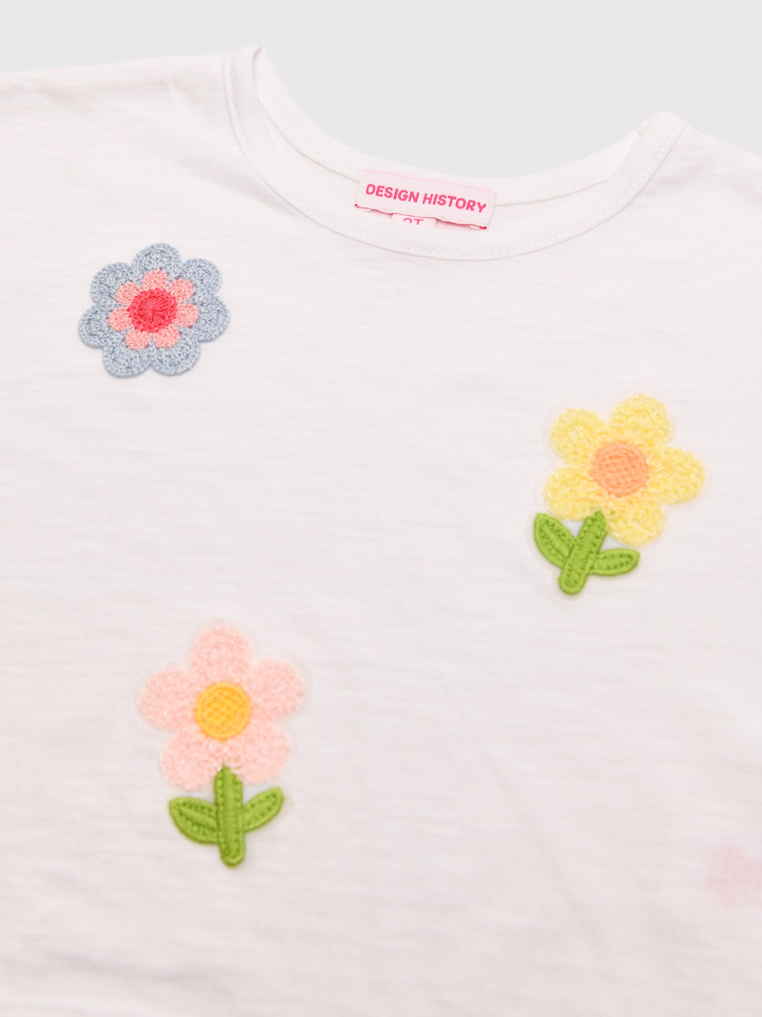 Design History Girls' Short Sleeve Top - Saint Bernard