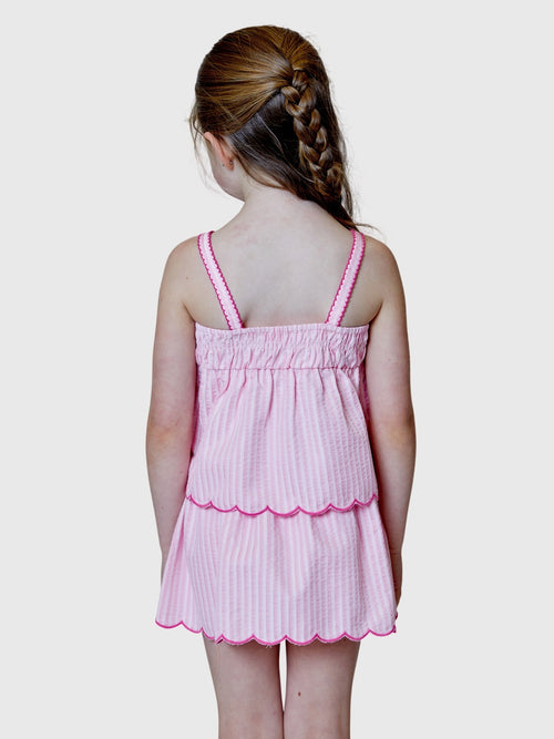 Design History Girls' Smocked Tank