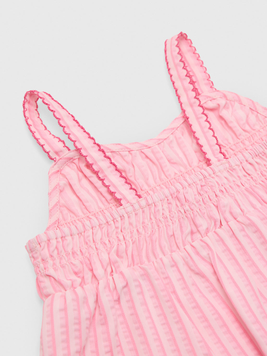 Design History Girls' Smocked Tank - Saint Bernard