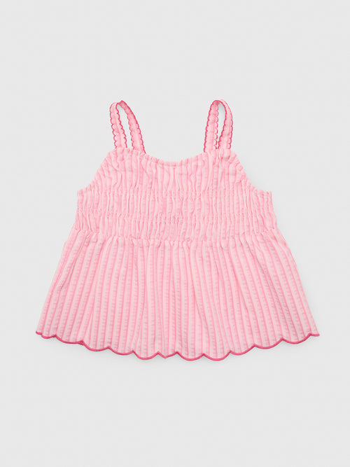 Design History Girls' Smocked Tank
