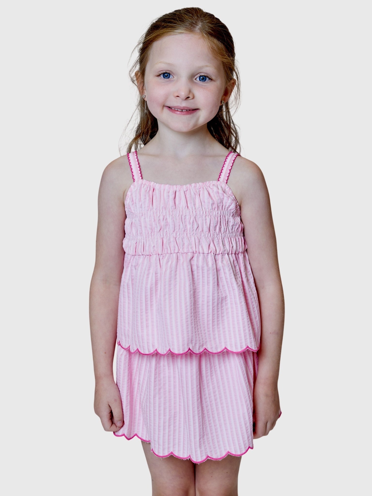 Design History Girls' Scalloped Skort - Saint Bernard
