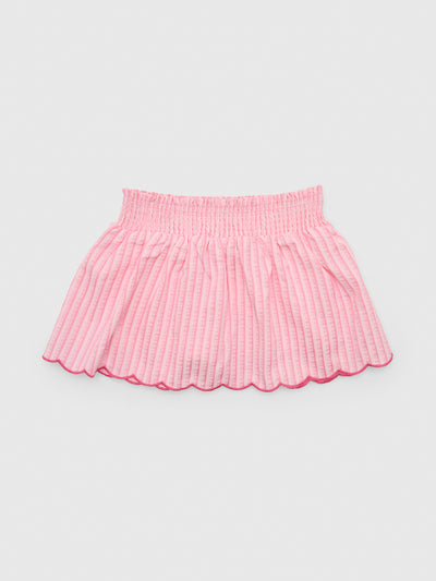 Design History Girls' Scalloped Skort - Saint Bernard
