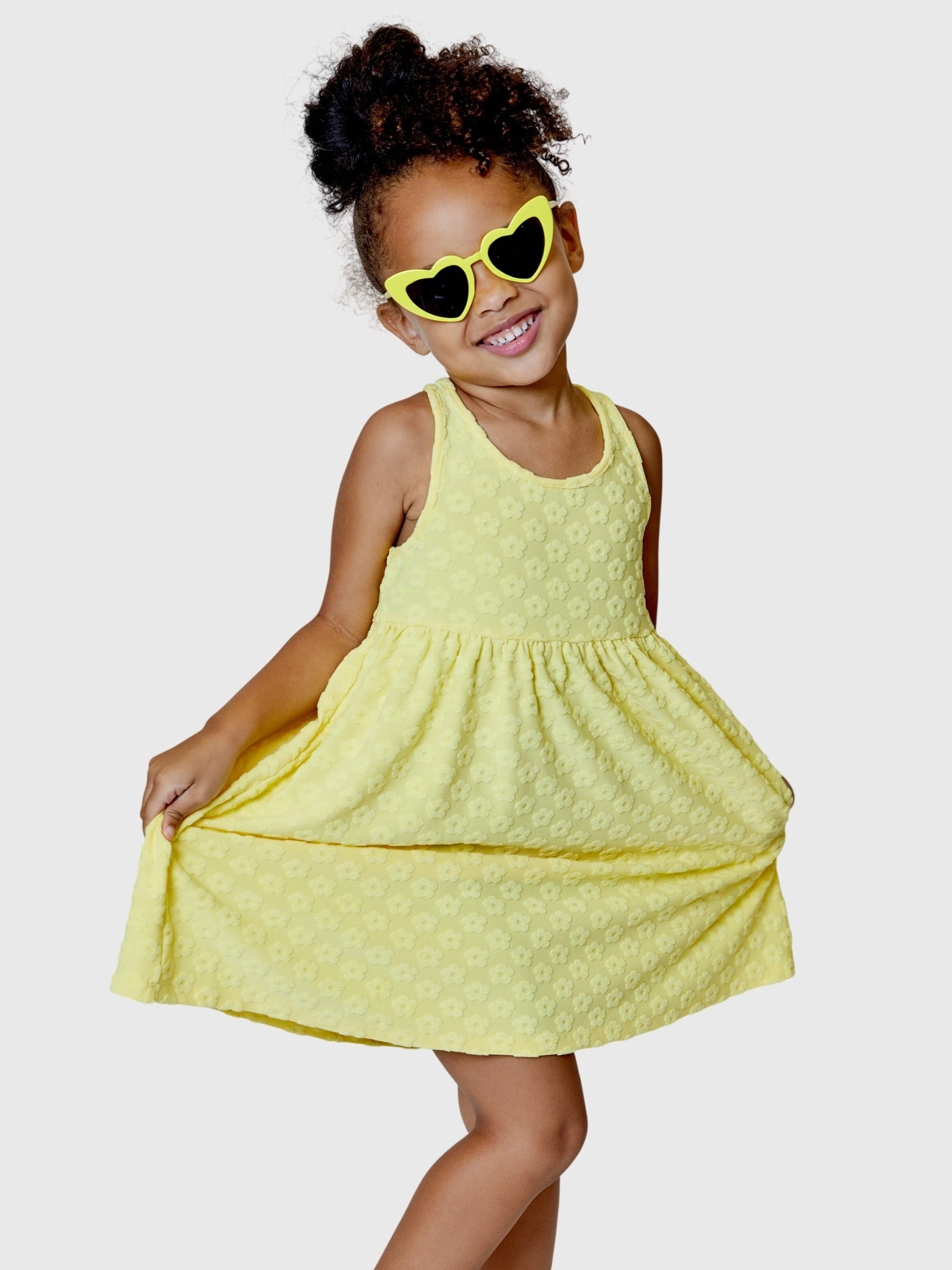 Design History Girls' Jacquard Dress - Saint Bernard