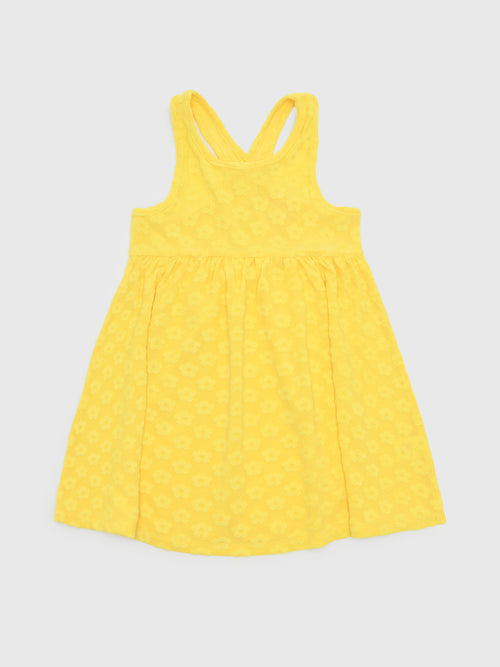 Design History Girls' Jacquard Dress