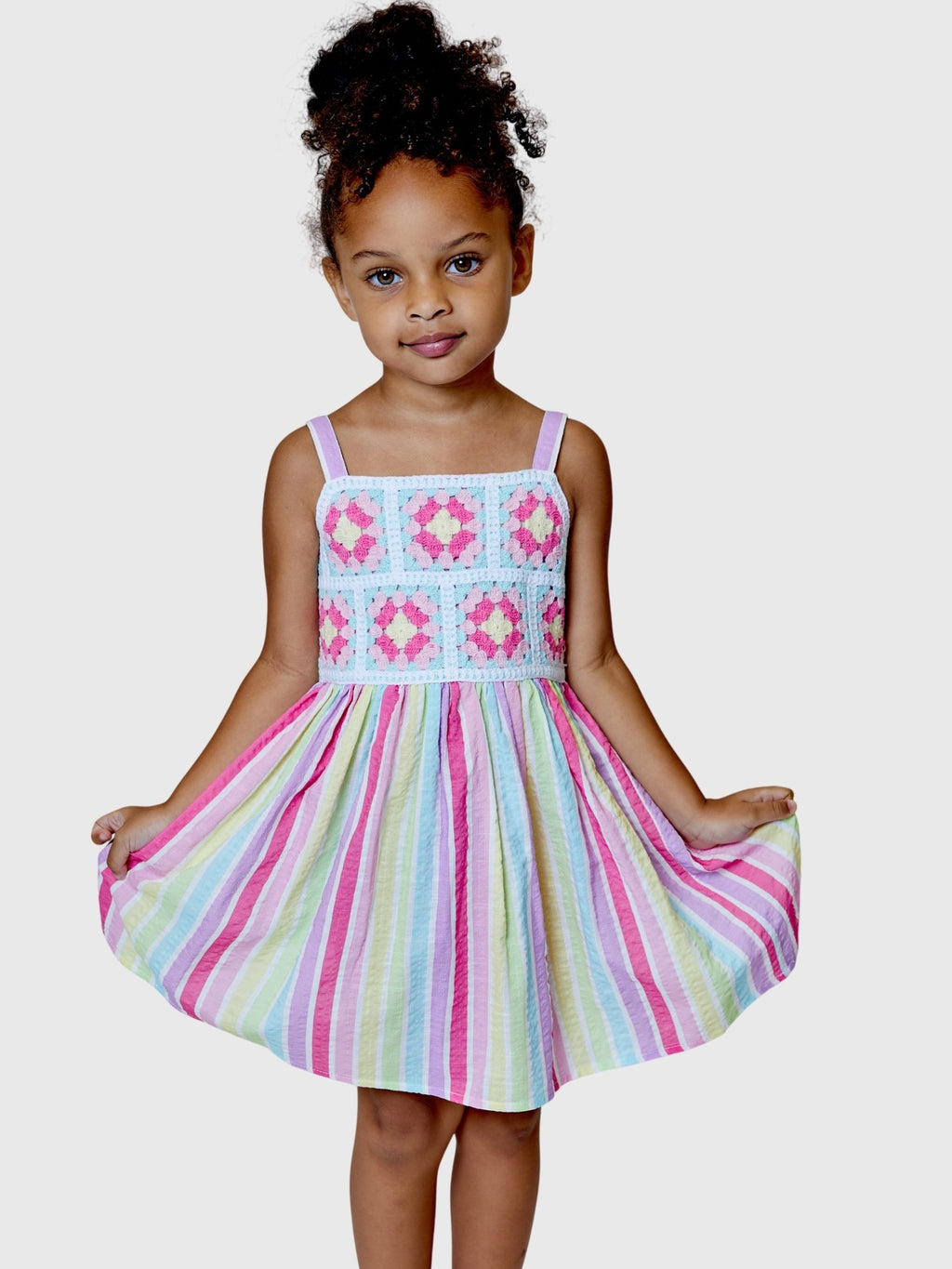 Design History Girls' Crochet Dress - Saint Bernard