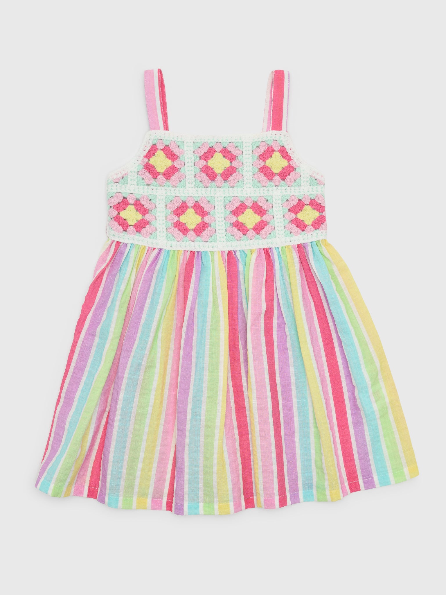 Design History Girls' Crochet Dress - Saint Bernard