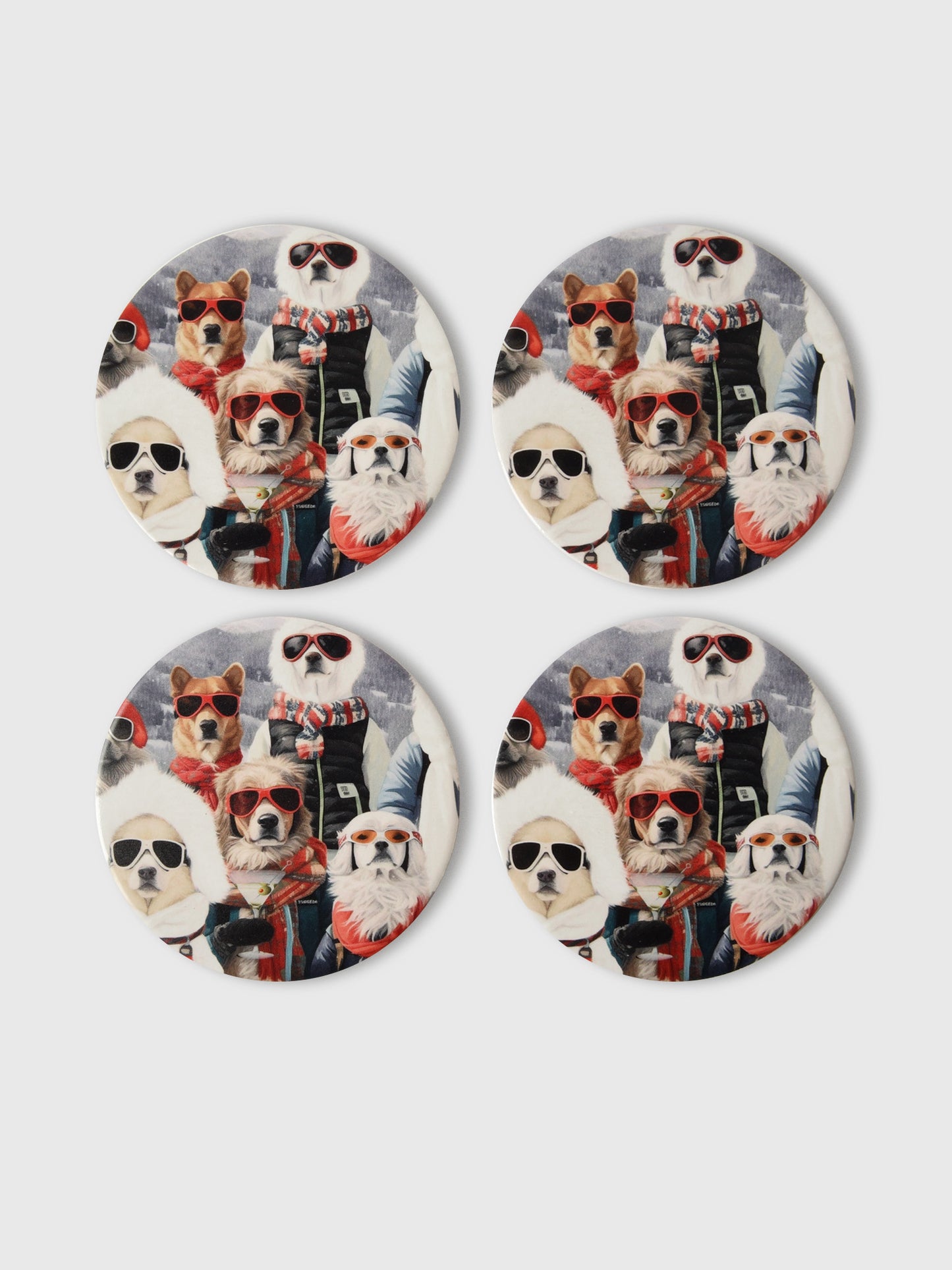 Toss Designs Set of 4 Coasters - Saint Bernard