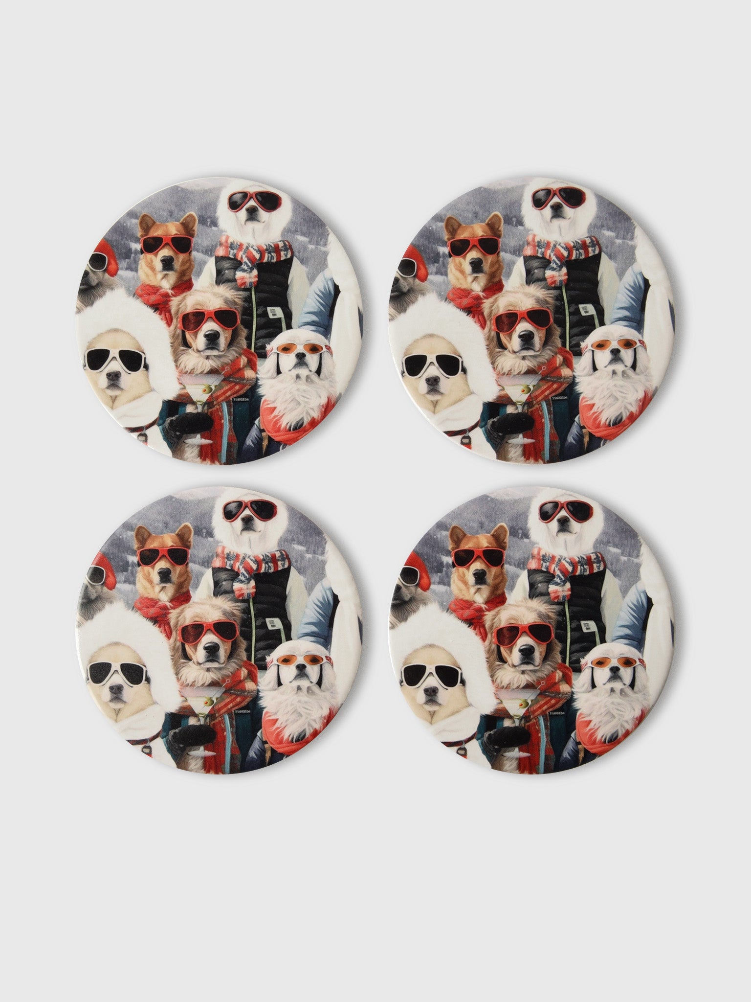 Toss Designs Set of 4 Coasters - Saint Bernard