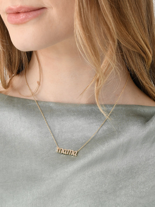 Stone And Strand Diamond Gothic Mama Necklace