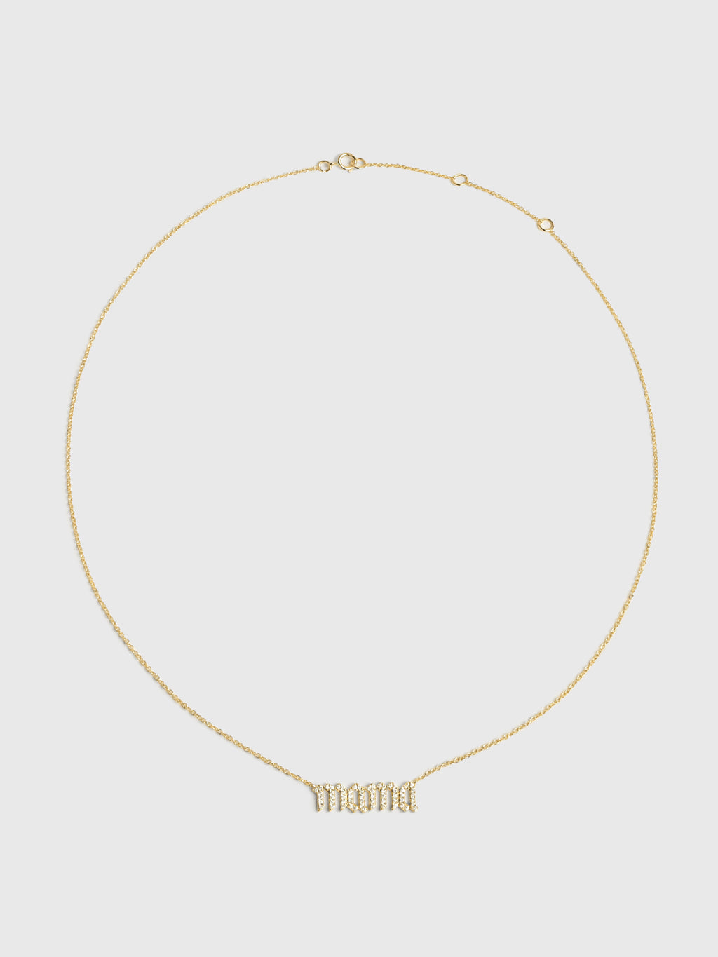 Stone And Strand Diamond Gothic Mama Necklace - Saint Bernard