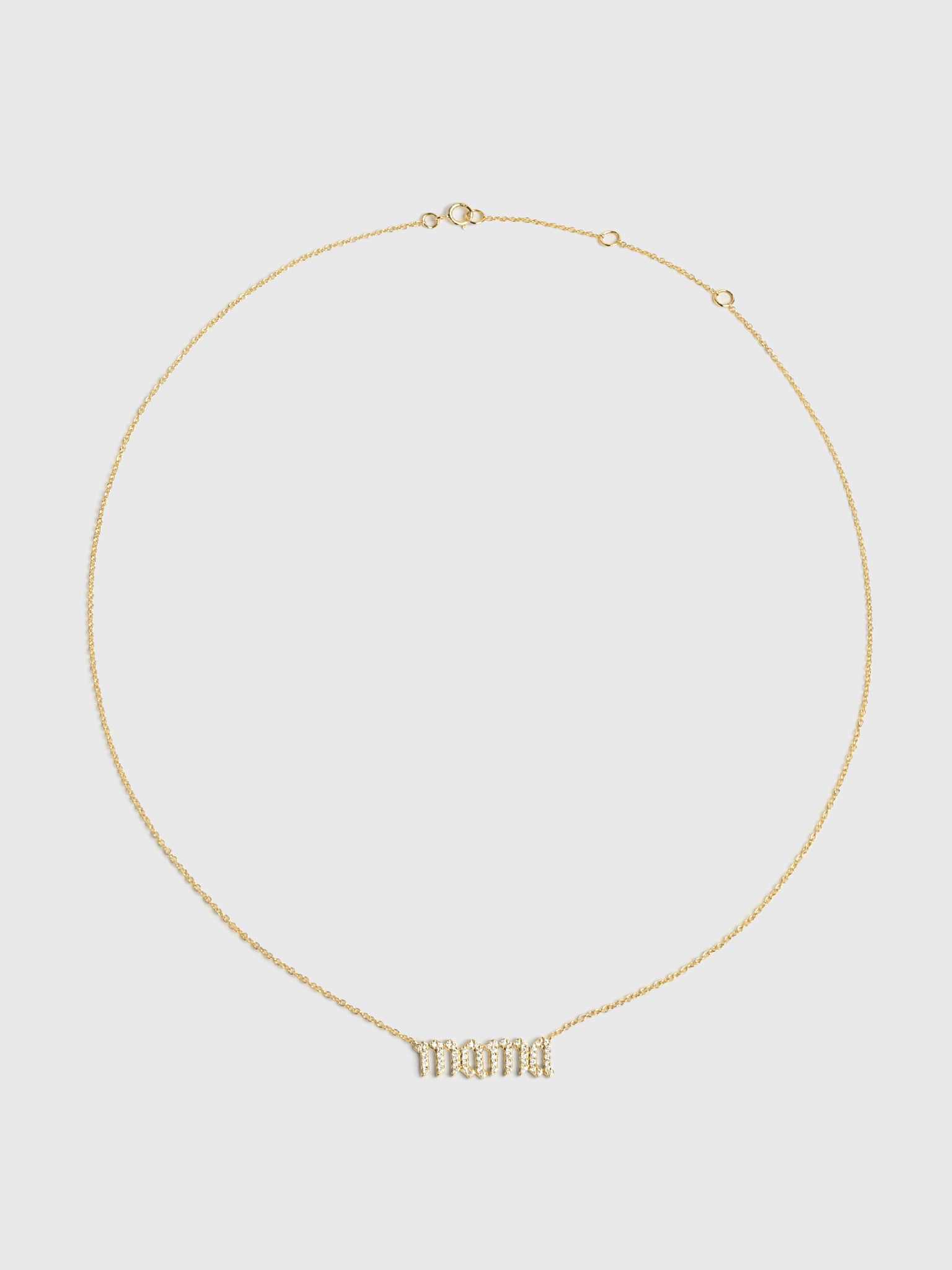 Stone And Strand Diamond Gothic Mama Necklace - Saint Bernard