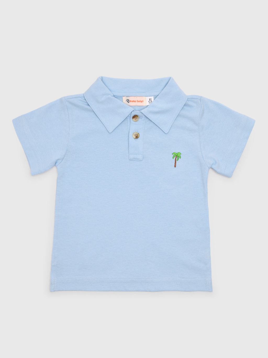 Luigi Boys' Palm Tree Polo - Saint Bernard