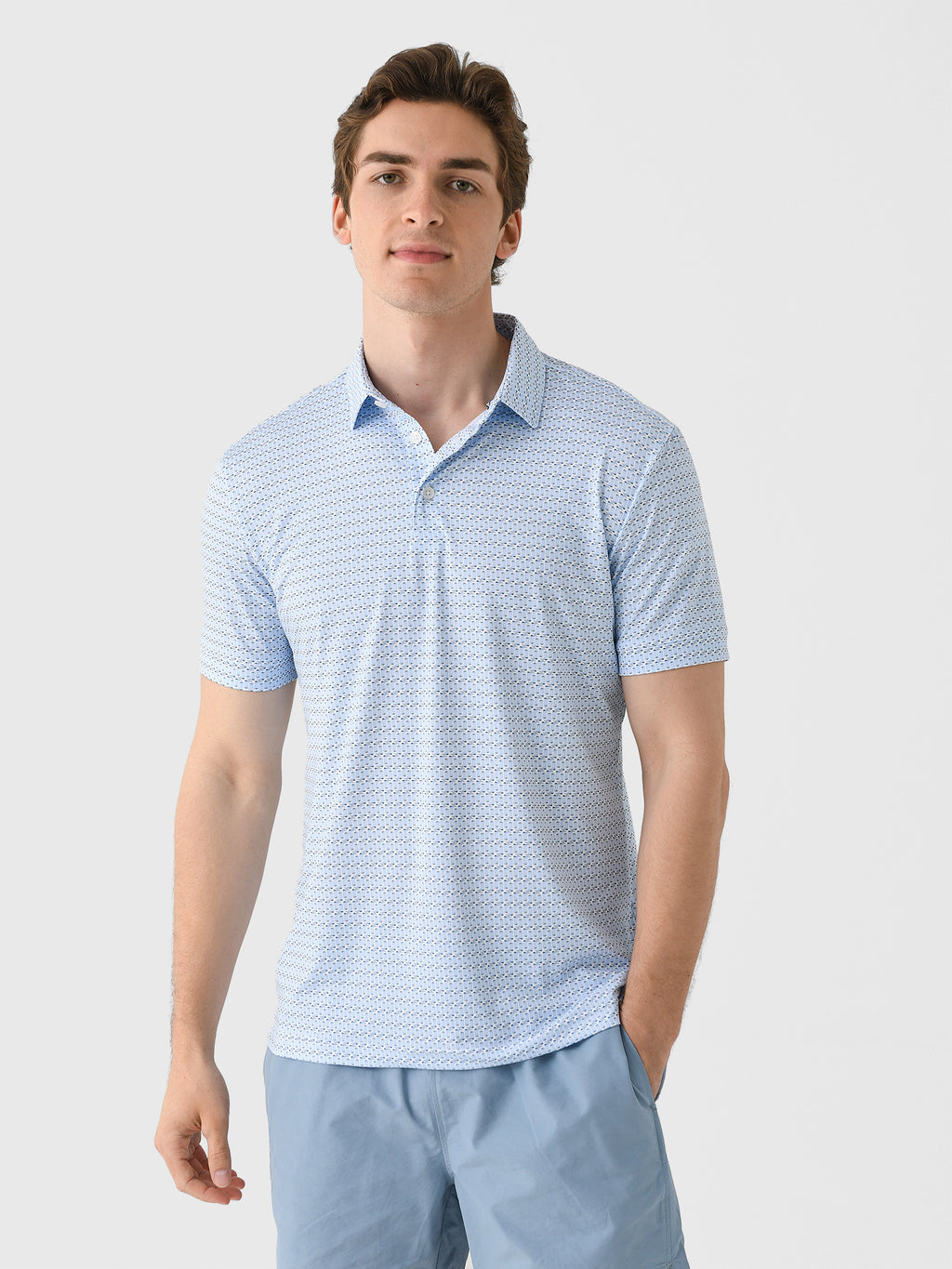 Mizzen+Main Men's Trim Versa Polo - Saint Bernard