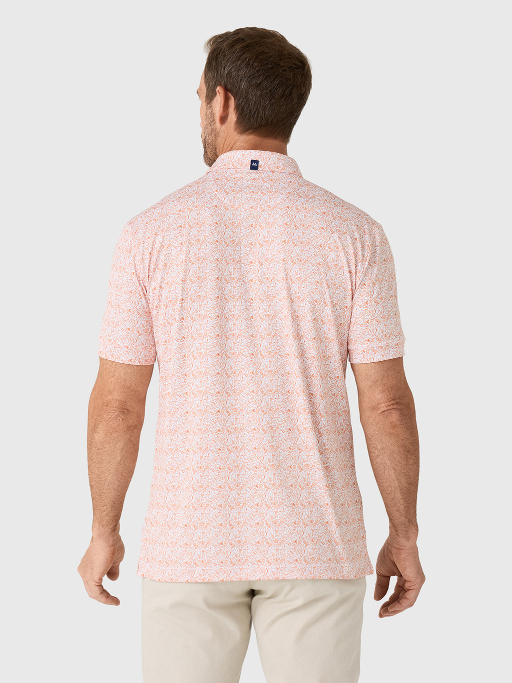 Mizzen+Main Men's Trim University of Texas Versa Polo - Saint Bernard
