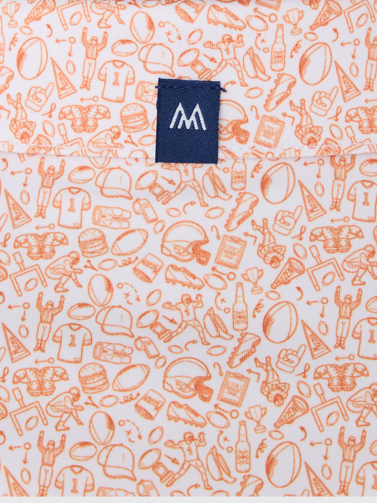 Mizzen+Main Men's Trim University of Texas Versa Polo - Saint Bernard