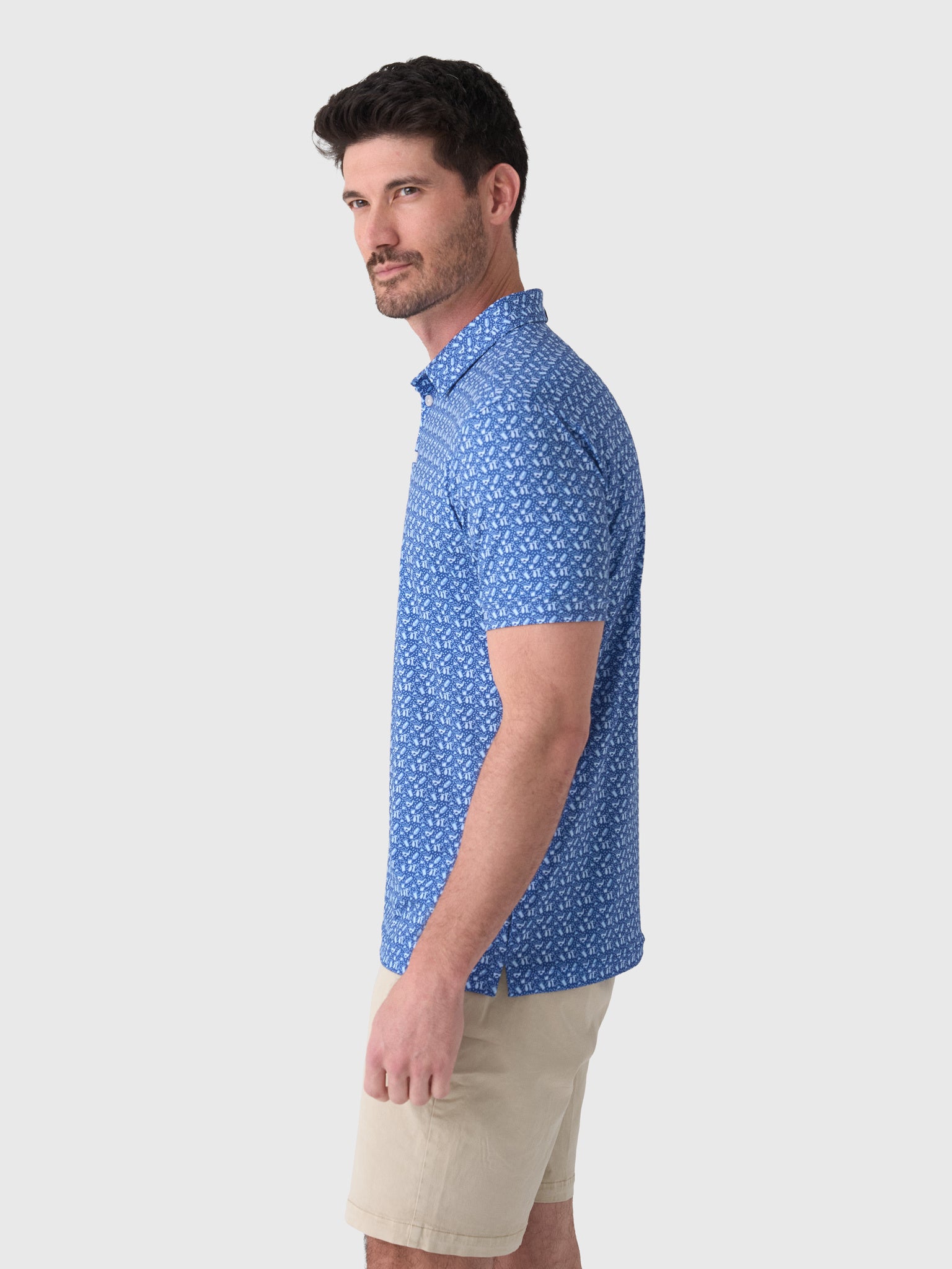 Mizzen+Main Men's Trim Versa Polo - Saint Bernard