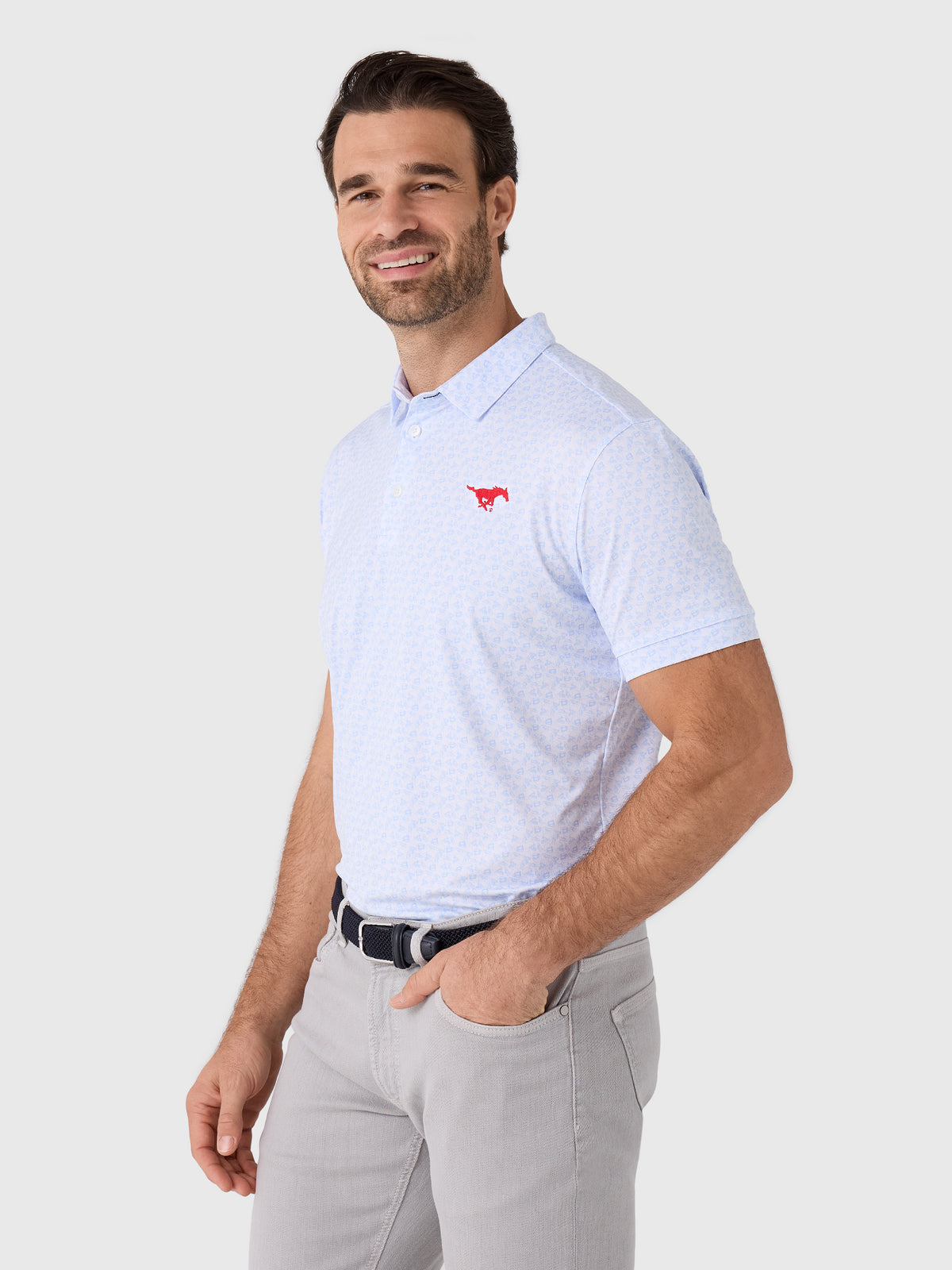 Mizzen+Main Men's Trim SMU Versa Polo - Saint Bernard
