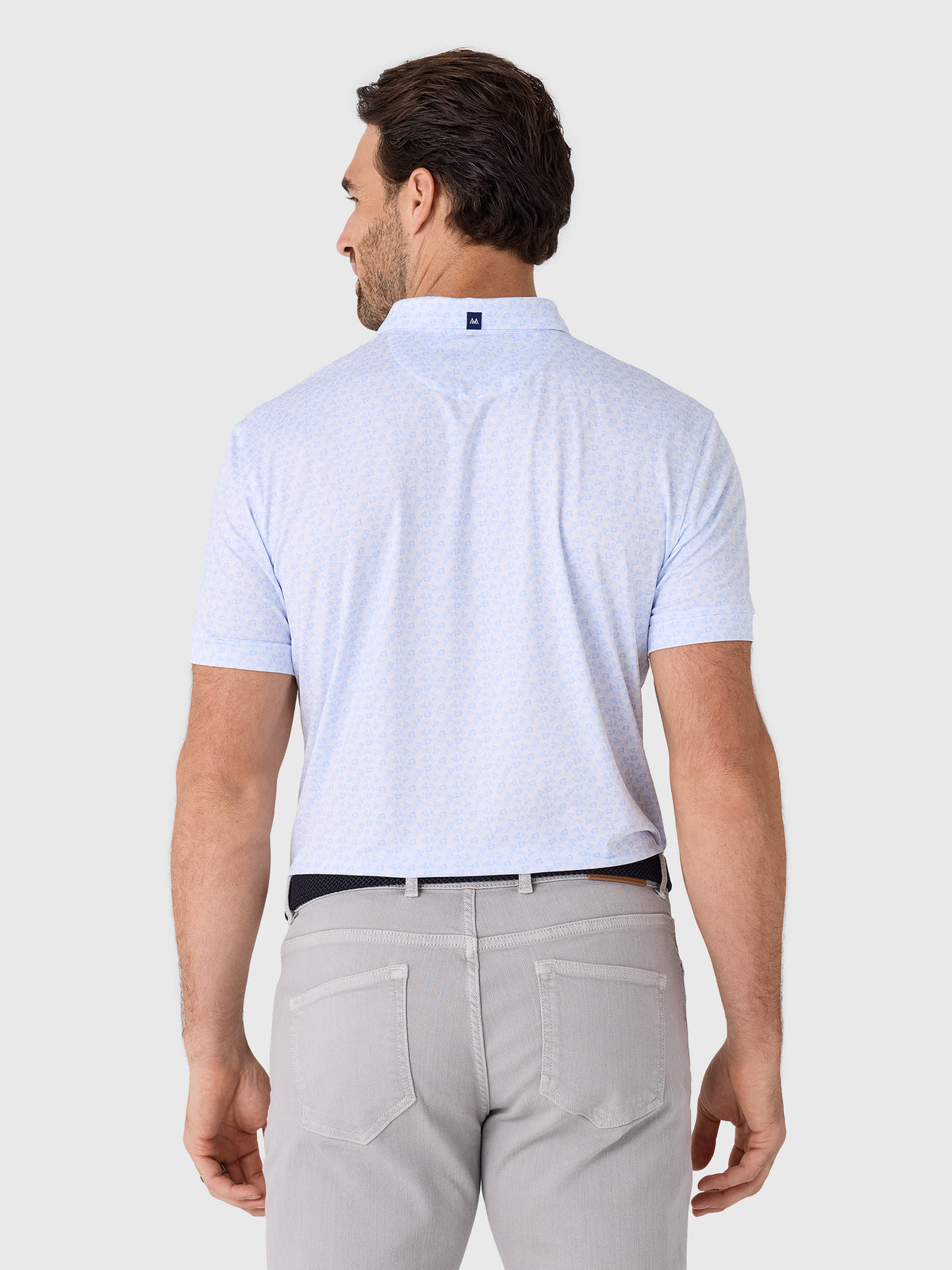 Mizzen+Main Men's Trim SMU Versa Polo - Saint Bernard