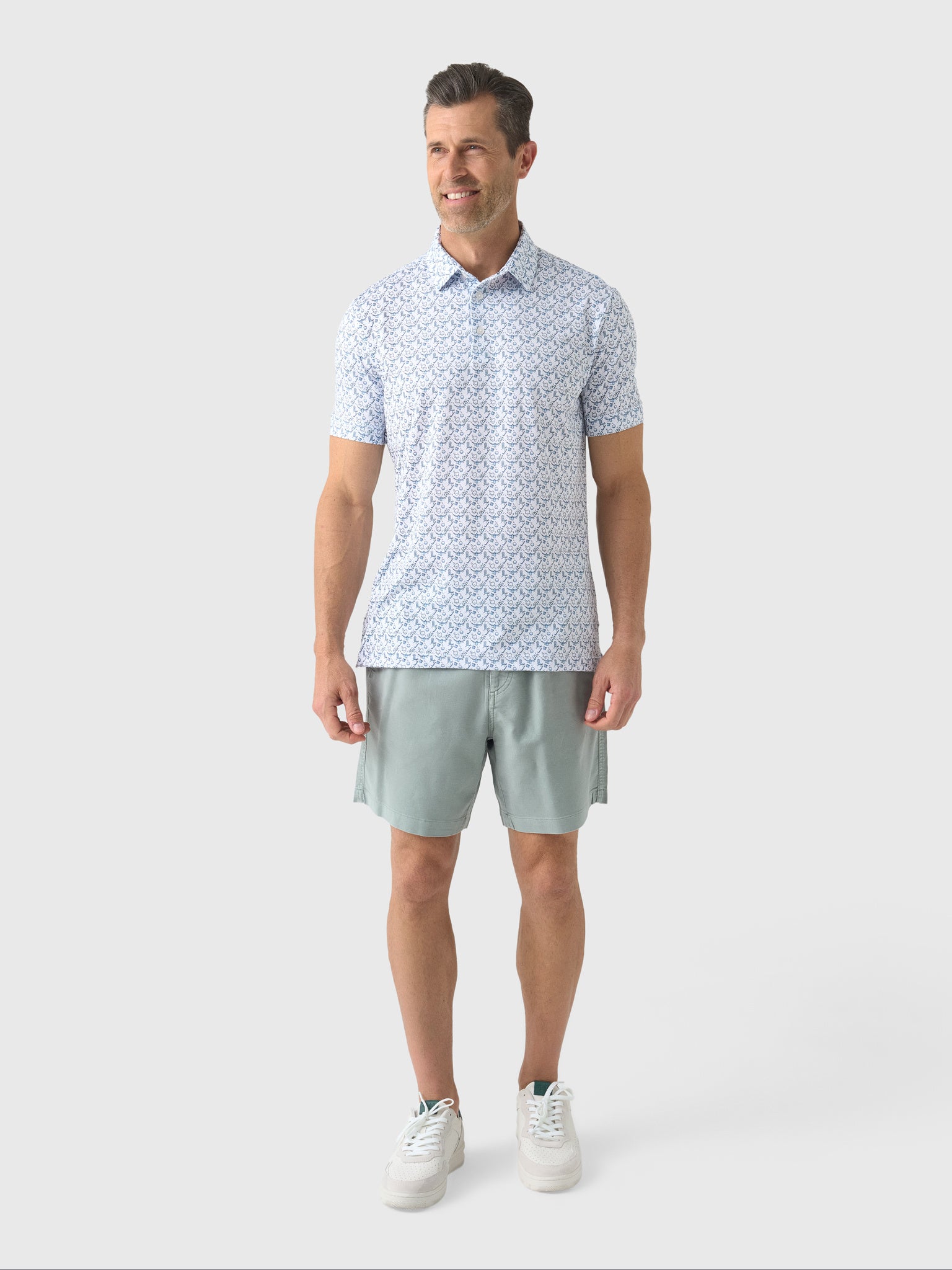 Mizzen+Main Men's Trim Versa Polo - Saint Bernard