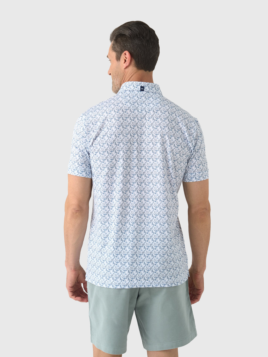Mizzen+Main Men's Trim Versa Polo - Saint Bernard