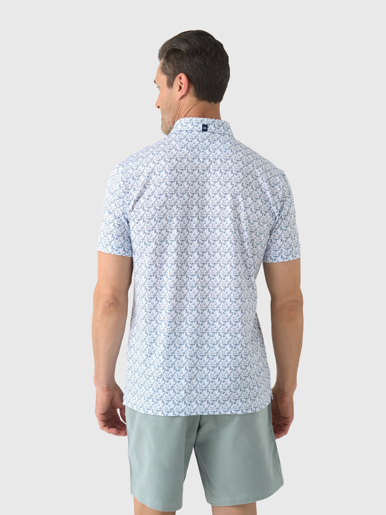 Mizzen+Main Men's Trim Versa Polo - Saint Bernard