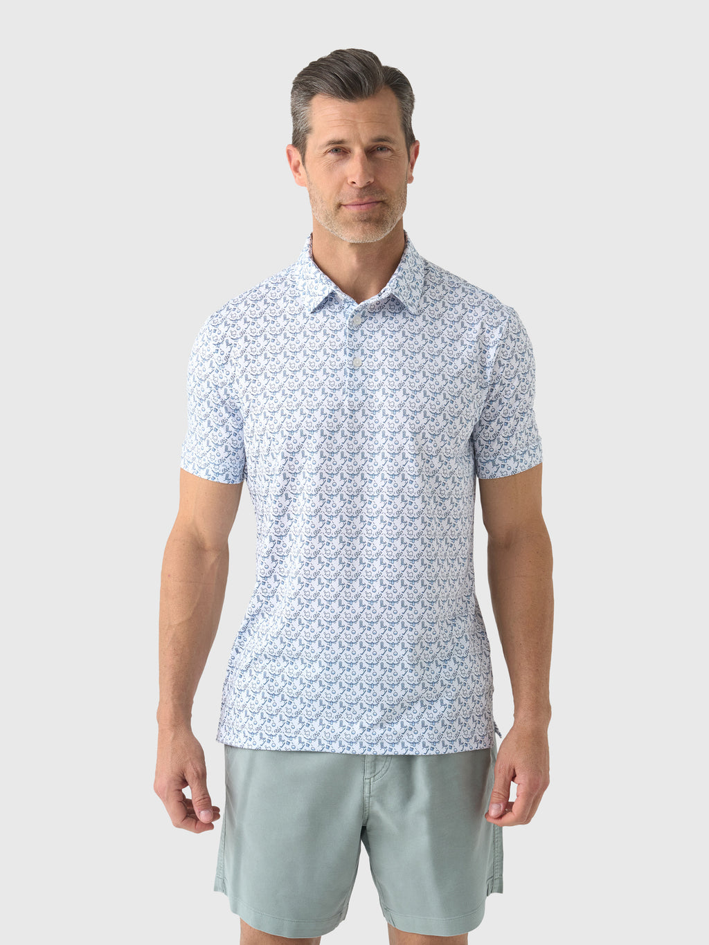 Mizzen+Main Men's Trim Versa Polo - Saint Bernard