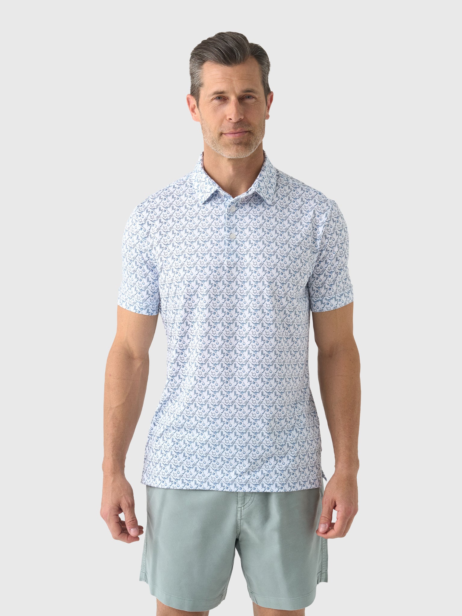 Mizzen+Main Men's Trim Versa Polo - Saint Bernard