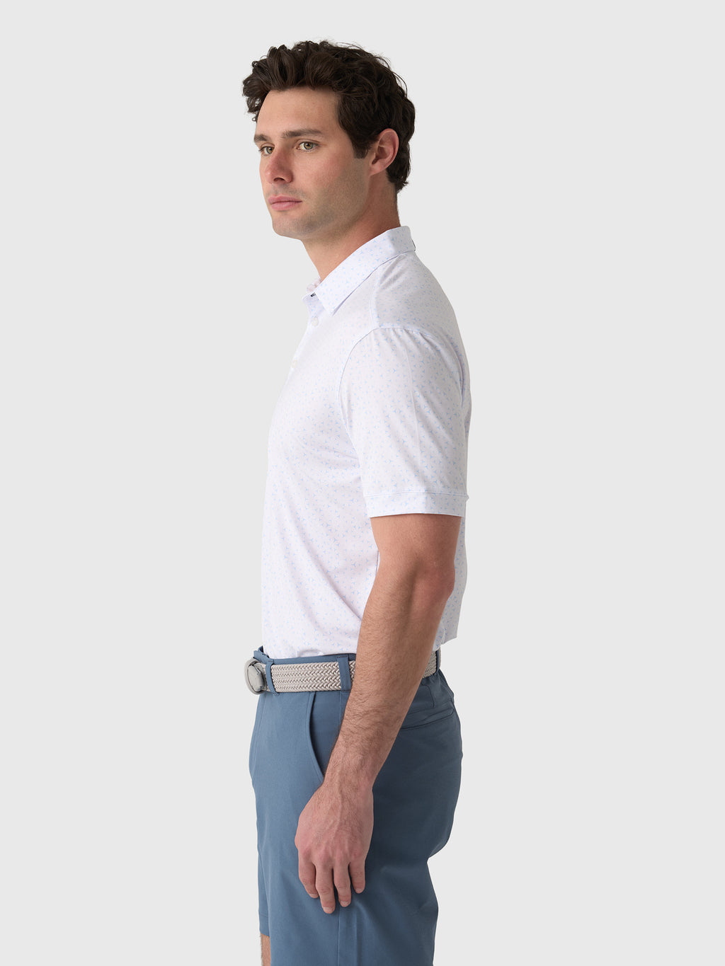 Mizzen+Main Men's Trim Versa Polo - Saint Bernard