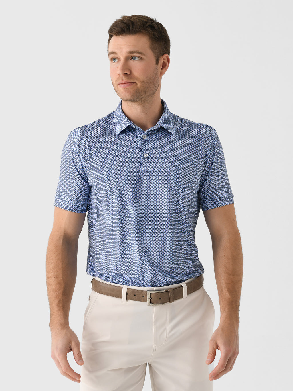 Mizzen+Main Men's Trim Versa Polo - Saint Bernard