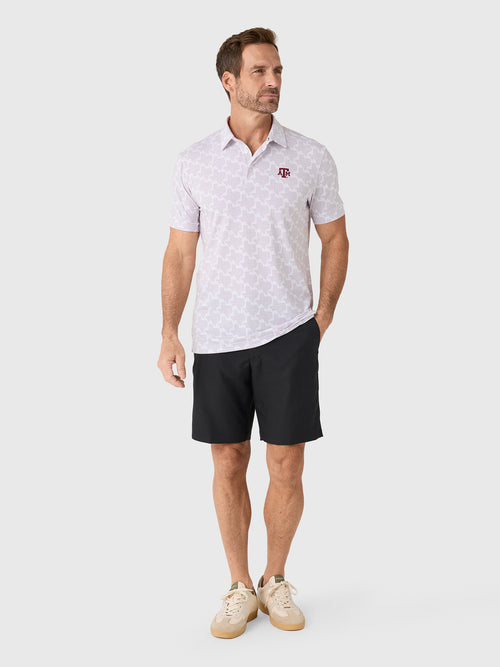 Mizzen+Main Men's Trim Texas A&M Versa Polo