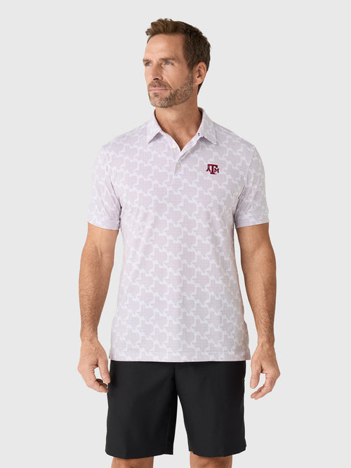 Mizzen+Main Men's Trim Texas A&M Versa Polo