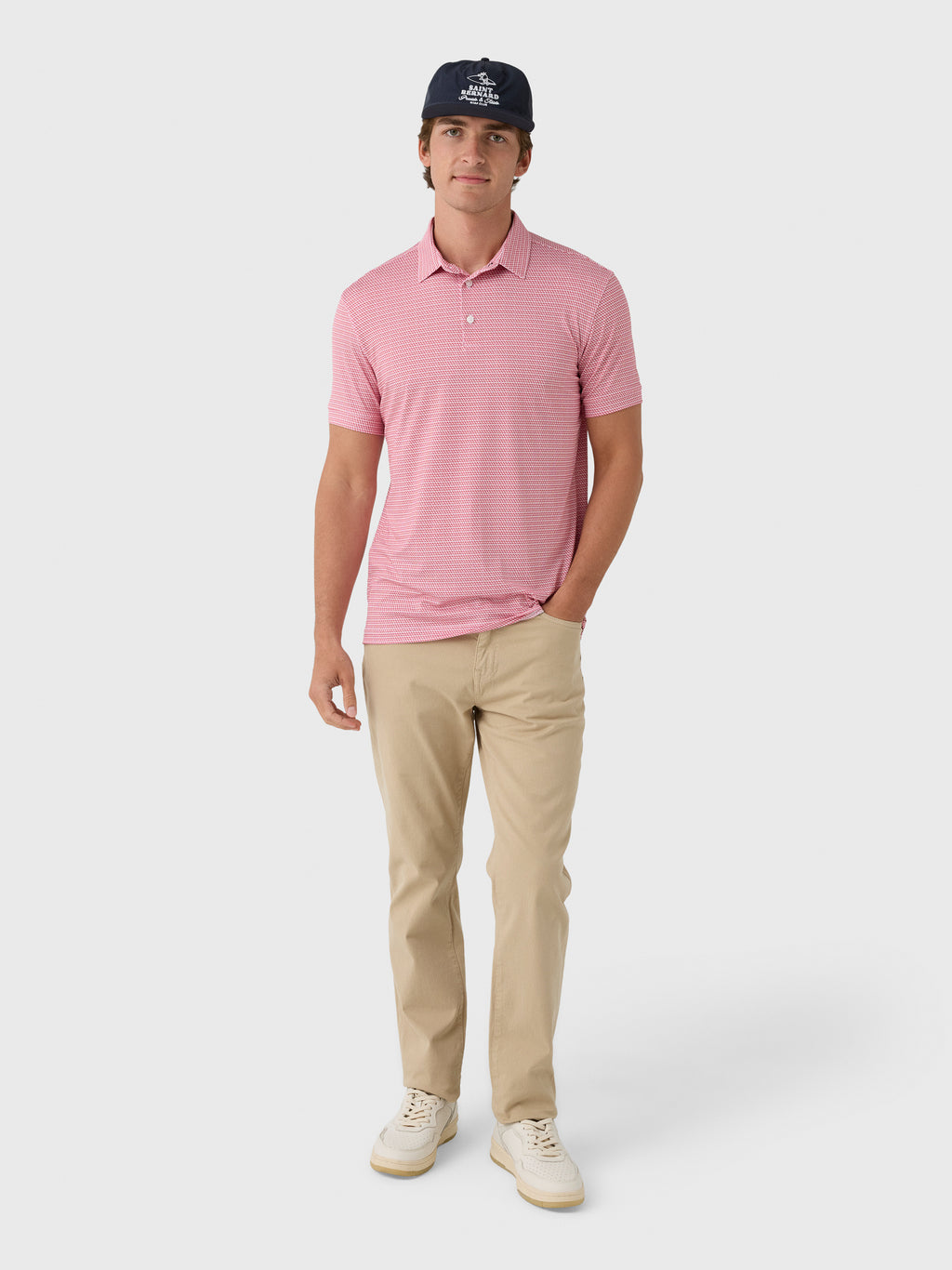 Mizzen+Main Men's Trim Versa Polo - Saint Bernard