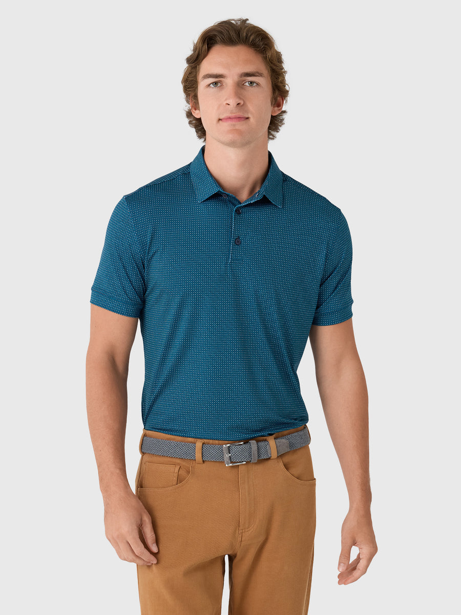 Mizzen+Main Men's Trim Versa Polo - Saint Bernard