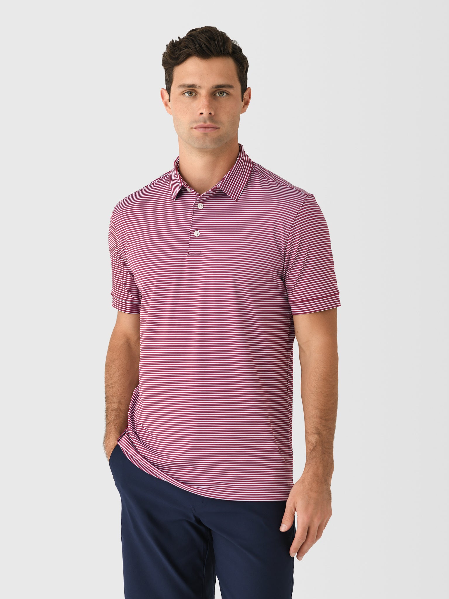 Mizzen+Main Mens Trim Versa Polo - Saint Bernard