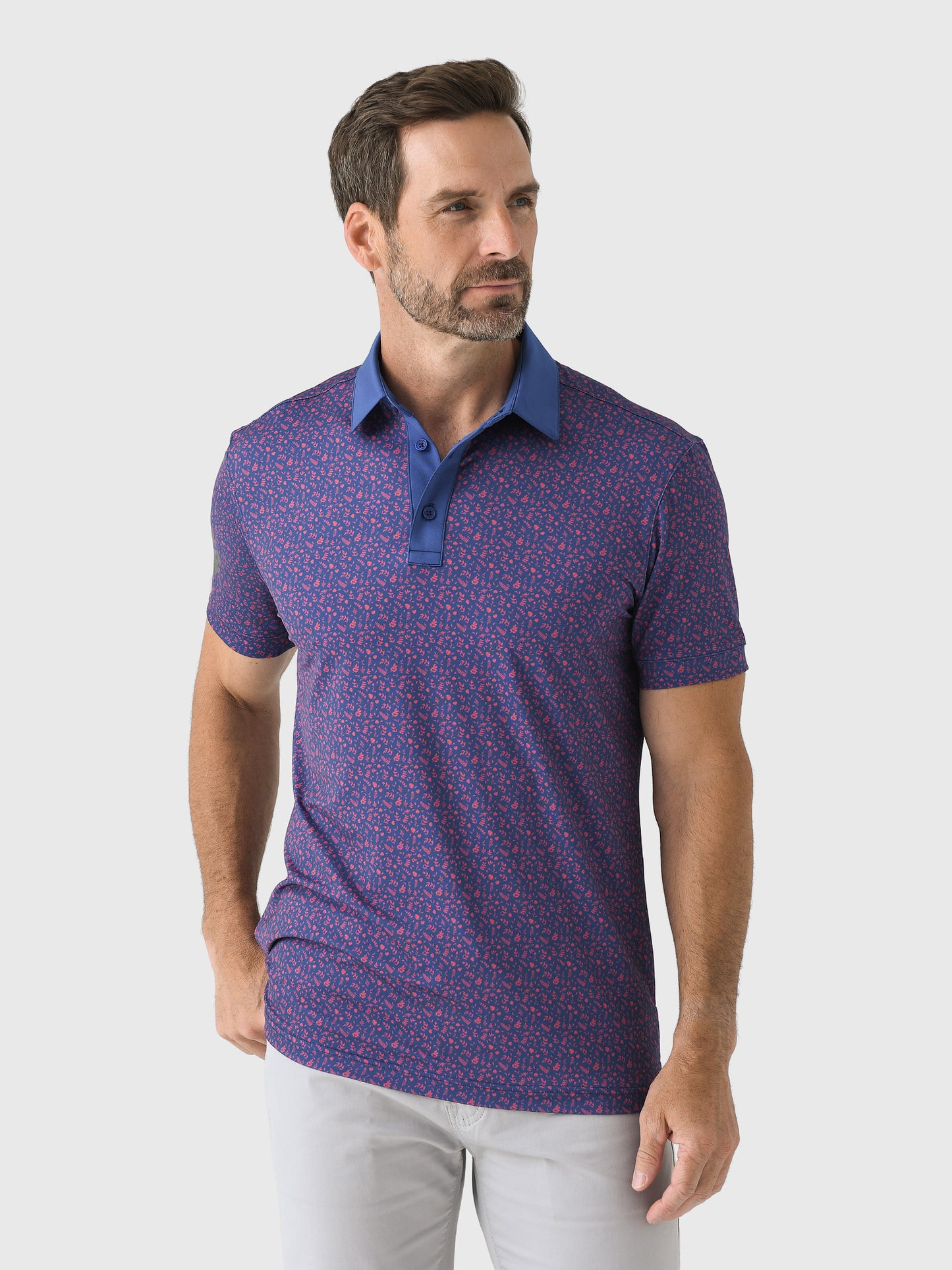 Mizzen+Main Men's Trim Versa Polo - Saint Bernard