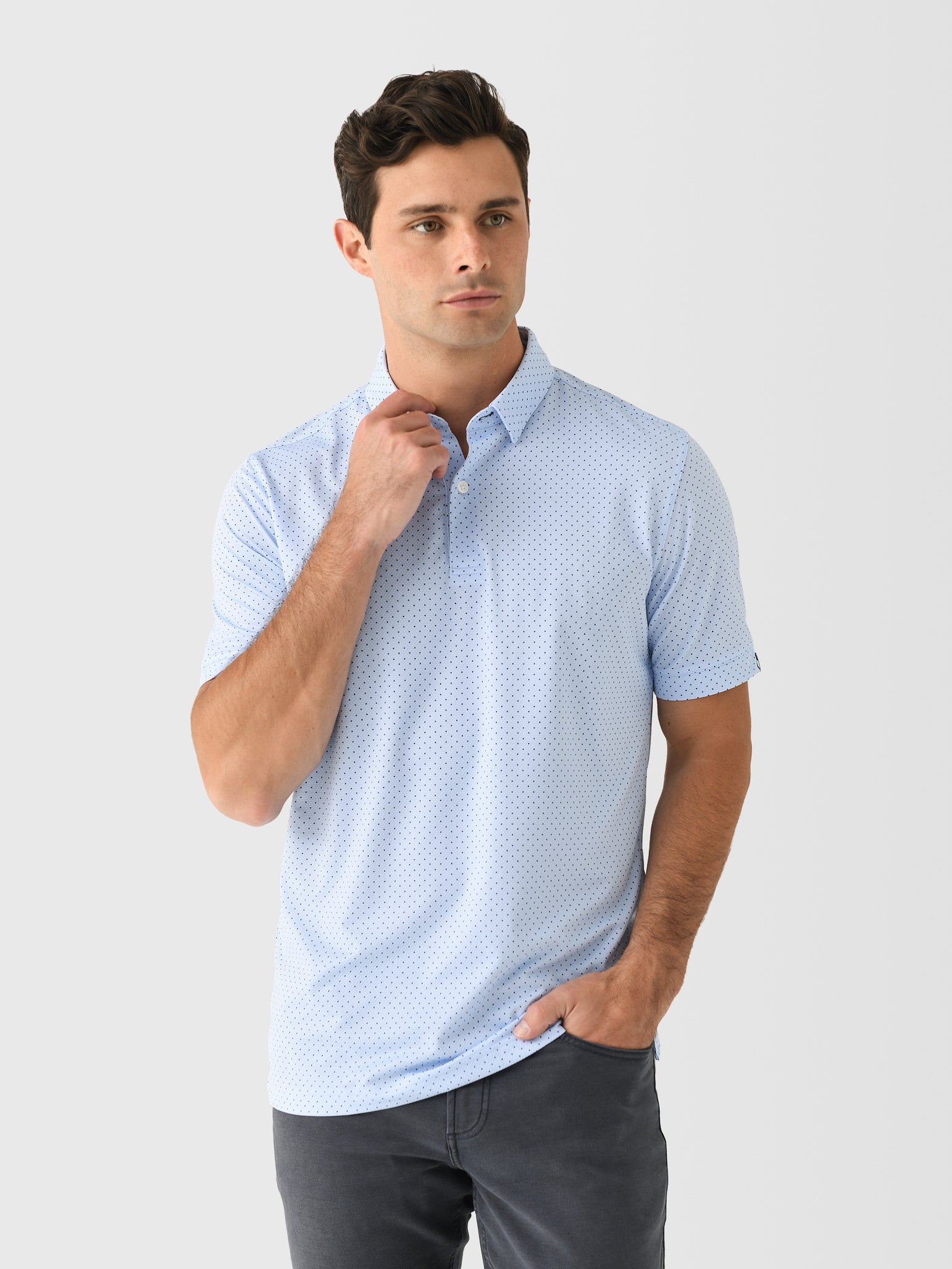 Mizzen+Main Men's Trim Halyard Polo - Saint Bernard