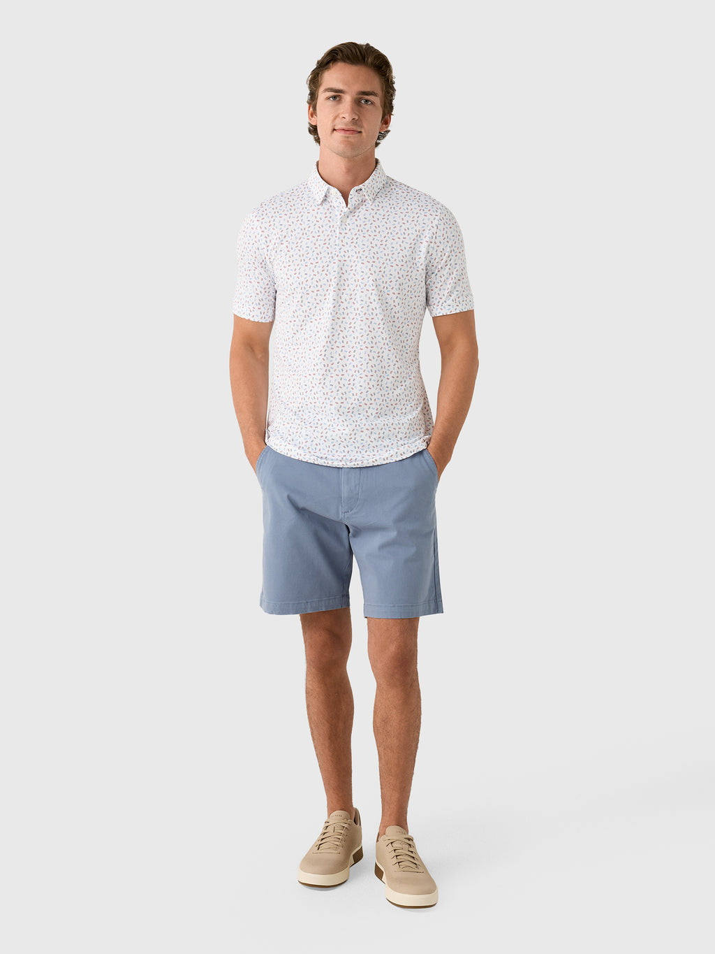 Mizzen+Main Men's Trim Halyard Polo - Saint Bernard