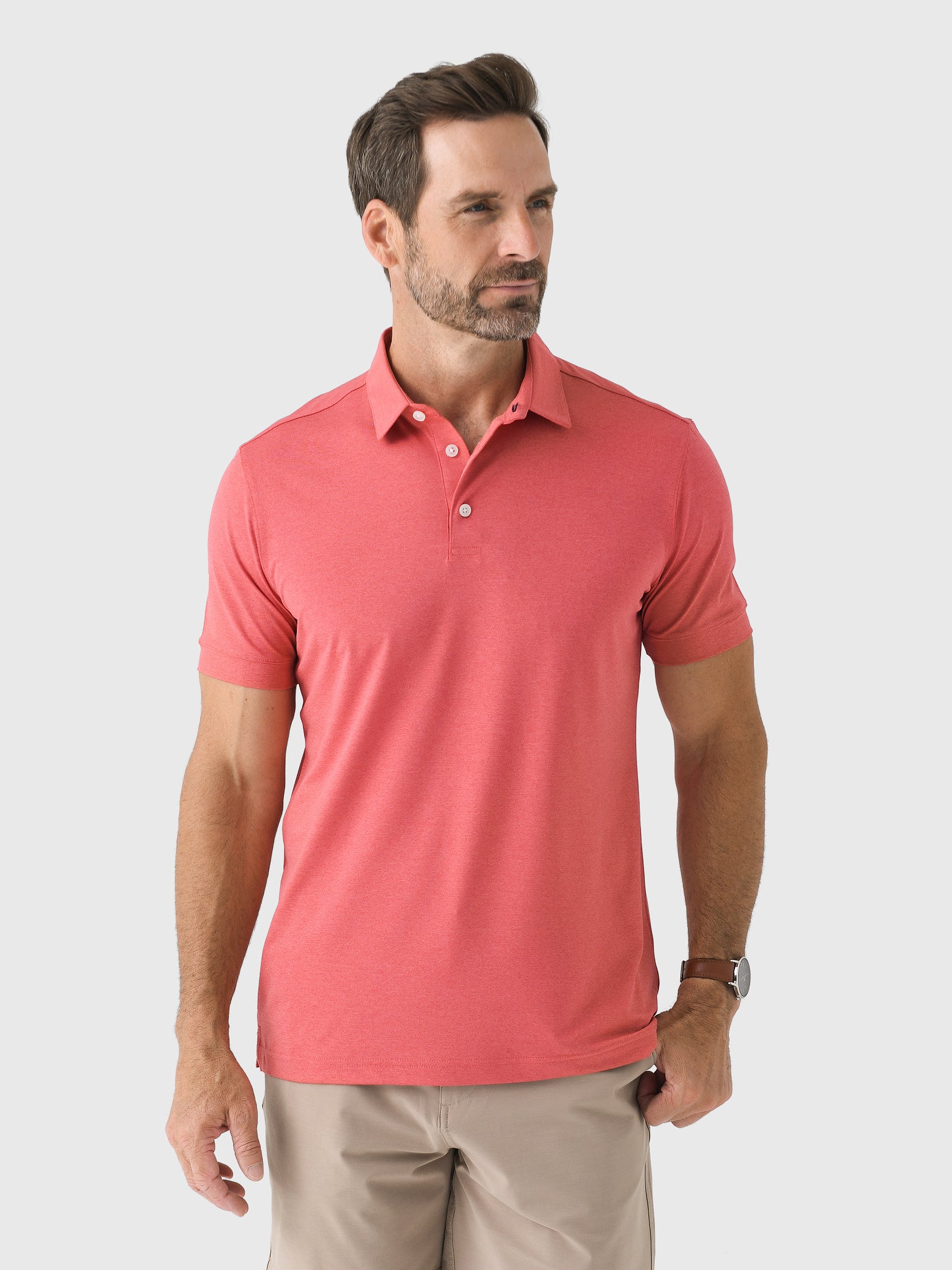 Mizzen+Main Men's Trim Versa Polo - Saint Bernard