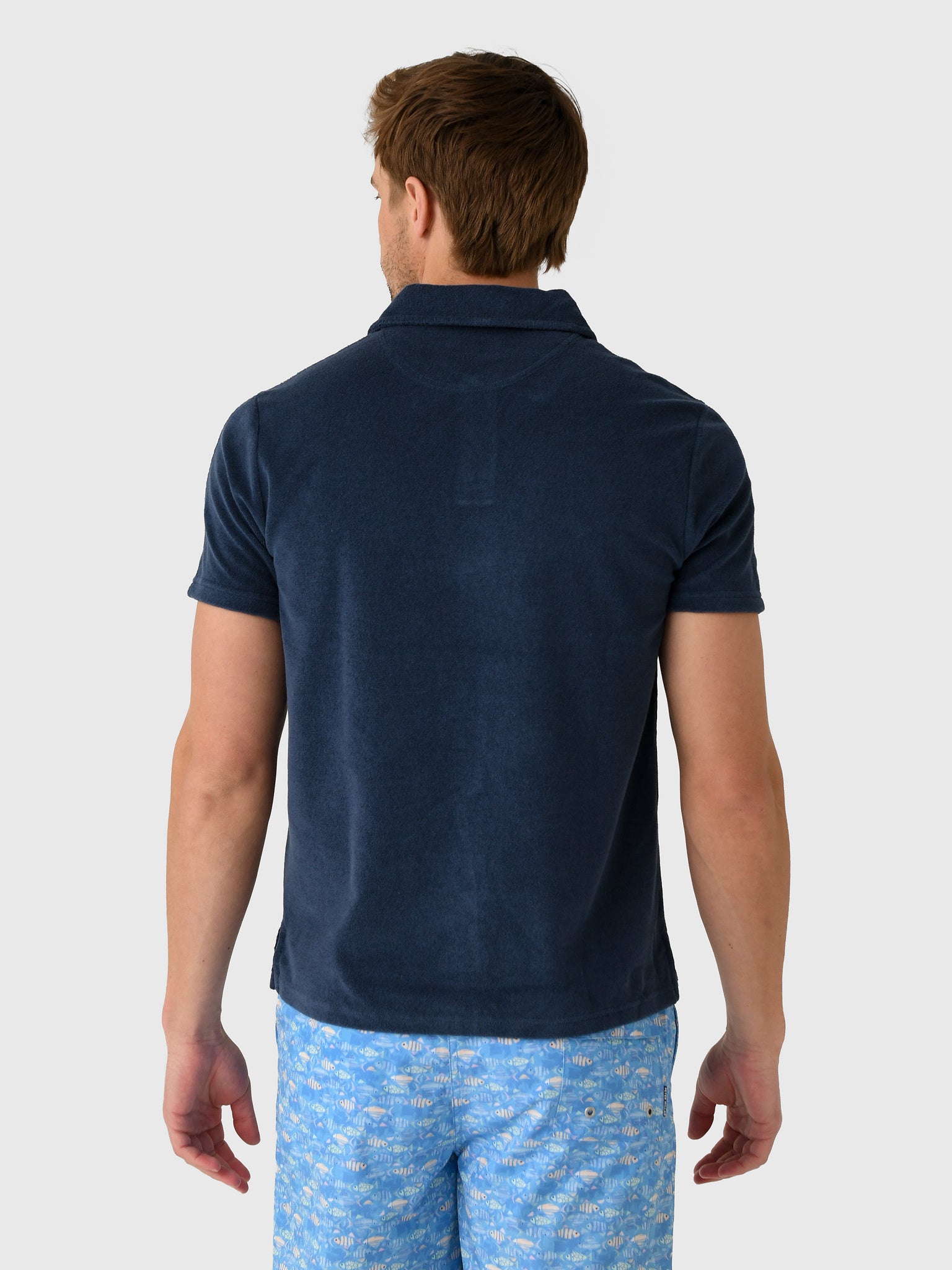 Fair Harbor Men's The Ravello Terry Polo - Saint Bernard