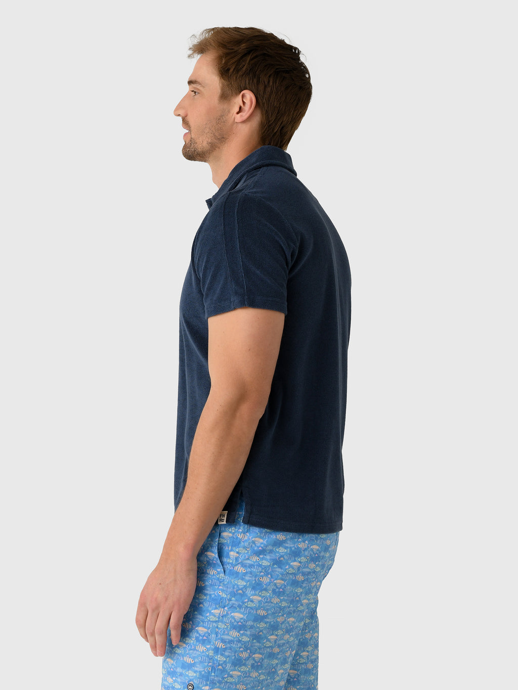 Fair Harbor Men's The Ravello Terry Polo - Saint Bernard