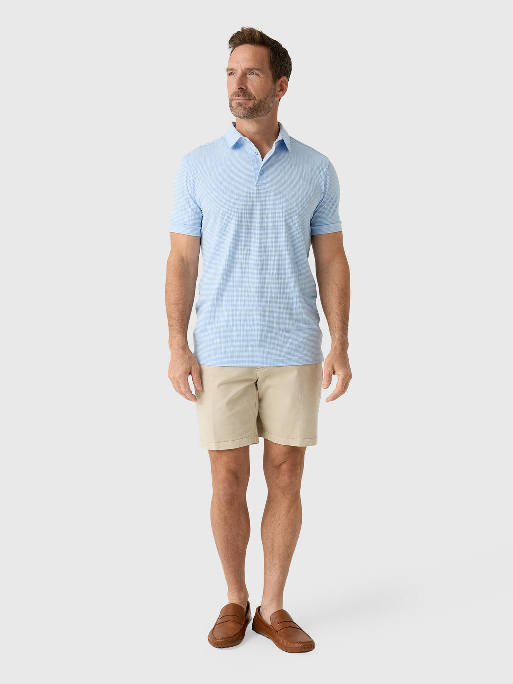 Mizzen+Main Men's Trim Copa Polo - Saint Bernard