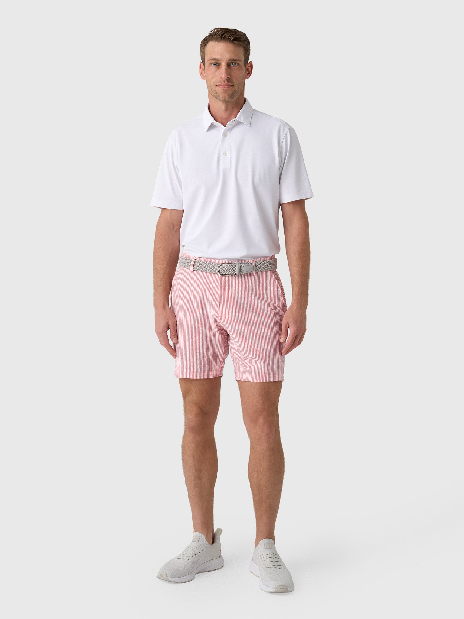 Mizzen+Main Men's Trim Harper Polo - Saint Bernard