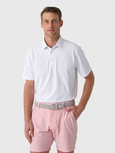 Mizzen+Main Men's Trim Harper Polo - Saint Bernard
