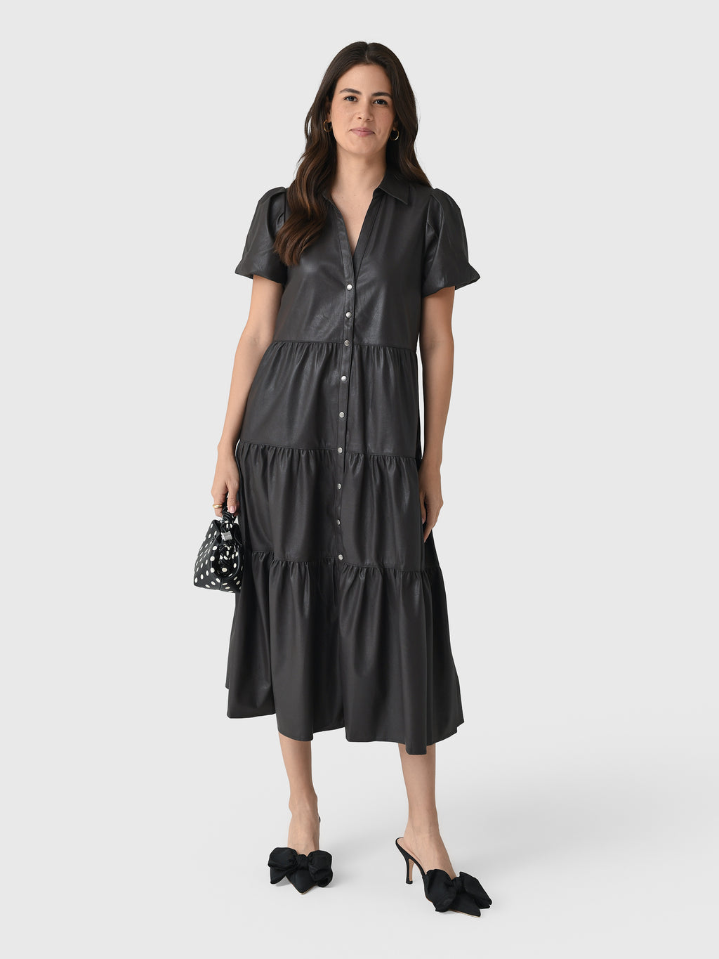 Brochu Walker Women's The Havana Vegan Leather Dress - Saint Bernard